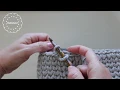 How to end rounds while crocheting a basket using the waistcoat stitch