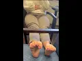 College Teacher Feet Interview Pretty Purple Toes