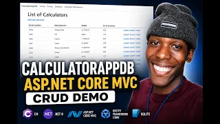 CalculatorAppDB ASP NET Core C CRUD Application C Entity Framework Core SQLite