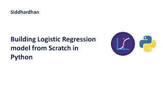 7 2 5 Building Logistic Regression from scratch in Python