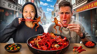 Попробовали САМУЮ ОСТРУЮ Китайскую ЕДУ в МИРЕ 