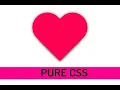 How to make Heart using Pure CSS HTML CSS Tutorial Player Of Code