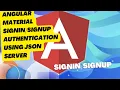 Angular 15 Login Signup Authentication using JSON Server Form Validation Easy Trick Must Watch