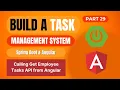 Task Management System with Spring Boot Angular Calling Get Employee Tasks API from Angular