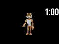 1 Minute Countdown Timer with Music Tiger Dancing Timer