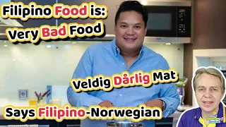 filipino food is very bad says filipino norwegian food judge johnathan romano on national tv