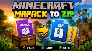 Convert Modrinth MRPACK to ZIP and Install Modpacks Easily