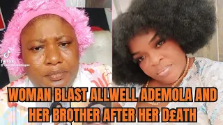 she caused it woman blast allwell ademola and her brother after her d ath yoruba movie 2025 drama