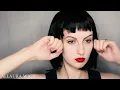 Black Bob Wig Mia Wallace Flapper Womens Costume Wig