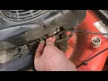 fixing SEIZED CABLE on lawnmower briggs stratton honda