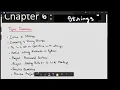 Introduction to Python Programming Ch 6 Strings From Automate the Boring Stuff with Python