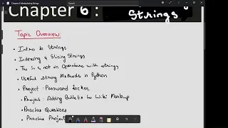 Introduction to Python Programming Ch 6 Strings From Automate the Boring Stuff with Python
