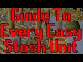 Building Every Easy Stash Unit - OSRS