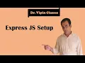 Node JS Tutorial - 4 How to run Express js Web Server Dr Vipin Classes