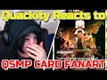Quackity gets Addicted to Fanart Card from the Dutch on QSMP Minecraft