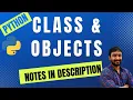 Class and Object in Python Python Tutorial for beginners in Hindi