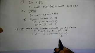 FUNCTION SQRT AND POW EXPLANATION WITH EXAMPLE--KB TUTORIAL IN PYTHON