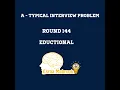 A - Typical Interview Problem codeforces solution Eductional Round