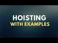Hoisting in JavaScript Important Interview Question