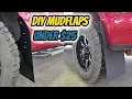 HOW TO MAKE DIY Mudflaps for UNDER 25 Truck Build series ep 02