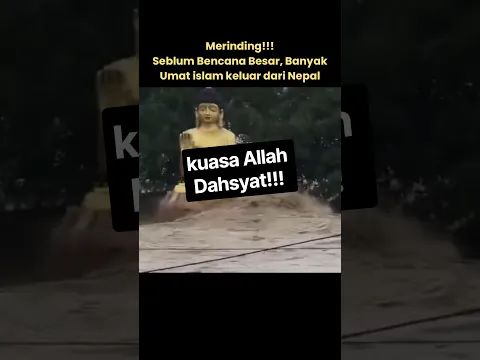 sebelum terjadi Bencana Besar, Sebagian Ummat islam tinggalkan Nepal!!