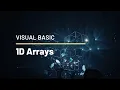One Dimensional 1D Arrays in Visual Basic
