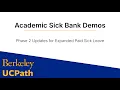 Academic Sick Leave Bank Demo - 2025