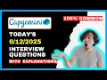 Shocking Capgemini Interview Experience 2025 Capgemini Interview Questions and Answers