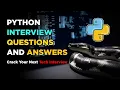 CRACK Your Python Interview in 2025 50 Must-Know Python Questions Answers