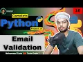 Email Validation in Python using email - validator Module No Regex Needed