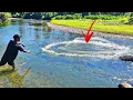 Download Lagu JALA IKAN DI SUNGAI KECIL YANG JERNIH, HASILNYA BIKIN KAGET.‼️ Amazing fishing nets