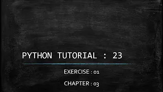 Python Tutorial 23 Exercise 01 Number Guessing Game Python Exercise