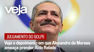 Watch the statement in which Alexandre de Moraes threatens to arrest Aldo Rebelo