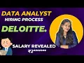 Deloitte Data Analyst Interview Experience I How much Salary