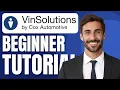 VinSolutions Beginner Tutorial Auto Dealership CRM Software Training