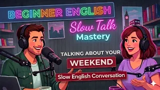 Talking About Your Weekend in English: Slow & Easy Conversation | Slow Talk Mastery