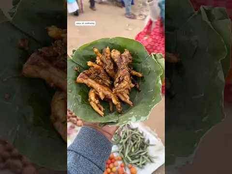 Jharkhand Adivasi Market-ல இந்த Chicken Fry பார்த்ததும் எனக்கே ஆச்சரியம்! 😳🔥#streetfood #shorts