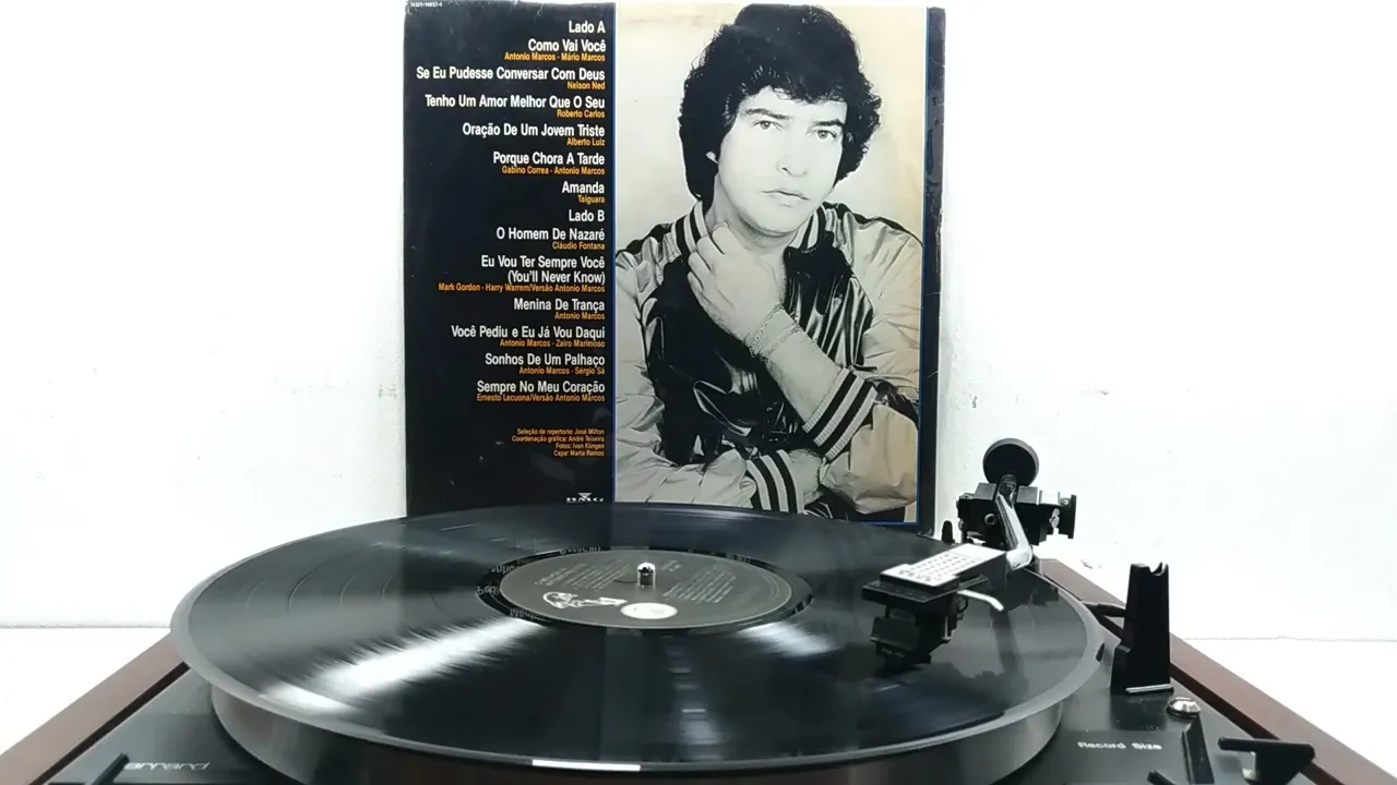 ANTONIO MARCOS - LP O Melhor de Antônio Marcos  (Vinil 1992)