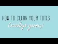 How to clean your Thirty-One totes Goodbye germs