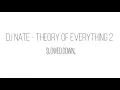 Download Lagu DJ Nate - Theory of everything 2 slowed down