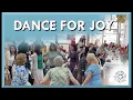 Dancing for joy on a charity trip to Israel