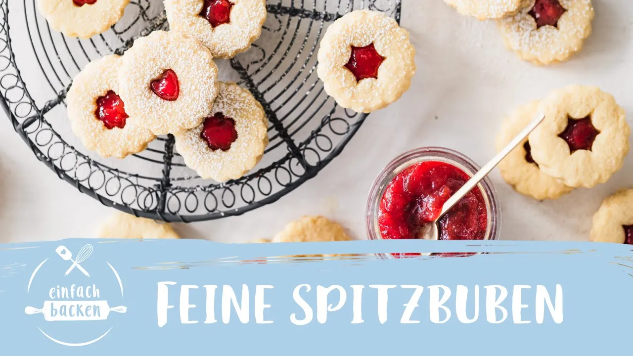 Classic Austrian Linzer Cookies. 
