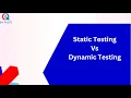 Difference bw Static and Dynamic Testing