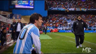 The Day Young Messi & Coach Maradona Faced Prime Spain 🇦🇷⚽🇪🇸