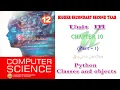 Chapter 10 Part 1 Python Classes and Objects Tamilnadu board 12th computer science