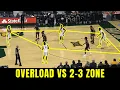 Simple play that WILL beat a 2-3 zone defense