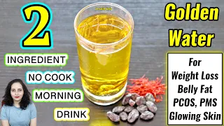 Drink Saffron Raisin Water Every Morning & See The Change! | Golden Water Recipe