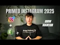 How to Actually Get \u0026 Maintain a Primed Instagram Account in 2025 (Organic Dropshipping)