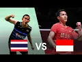 Download Lagu JONATAN Christie (INA) vs KHOSIT Phetpradab (THA) | Badminton