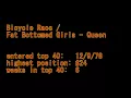 Bicycle Race / Fat Bottomed Girls - Queen